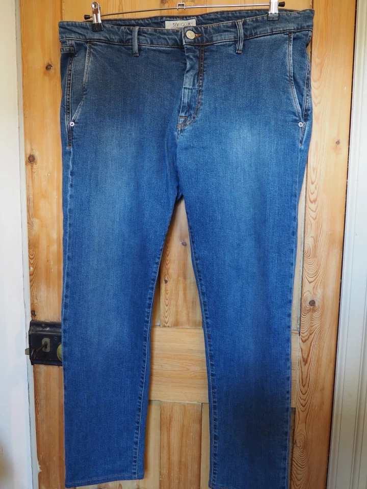 Jeans de lujo Siviglia Made in Italy, W40 L30 Foto 1 de 4