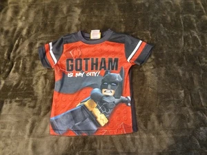 Lego Batman Boys Size 4/5 Gotham Is My City Short Sleeve Shirt - Picture 1 of 4