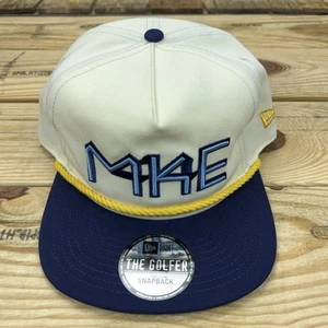 New Era Milwaukee Brewers City Connect Snapback Hat Rope Golfer MKE NWT OSFM - Picture 1 of 5