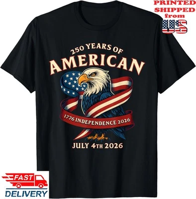 250 Aniversario Estados Unidos de América - 250 USA Camiseta, Camiseta Unisex Foto 1 de 4