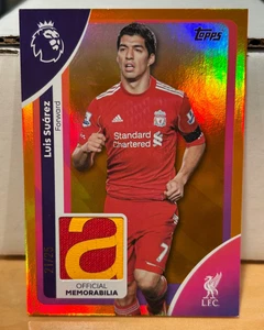 2025-26 Topps Premier League EPL Luis Suarez RE-LS Orange Patch /25 Liverpool - Picture 1 of 2