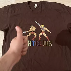 AMERICAN APPAREL BLACKSTAR VS. HE-MAN BRAUN Herren T-Shirt XL wenig getragen A3 - Bild 1 von 5