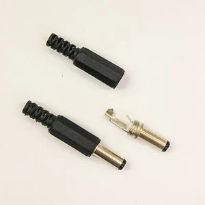 PLUGZ2GO 14mm DC Power Plug Jack 2.5 x 5.5mm Jack - Picture 1 of 5