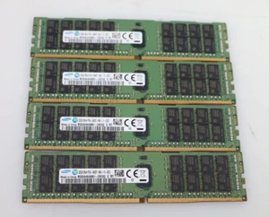 LOT 4x 32GB (128GB) Samsung M393A4K40BB1-CRC0Q PC4-2400MT DIMM Server Memory - Picture 1 of 2