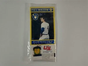 Milwaukee Brewers Hat Lapel Pin MLB Paul Molitor 39 Game Hitting Streak 1987 - Picture 1 of 3
