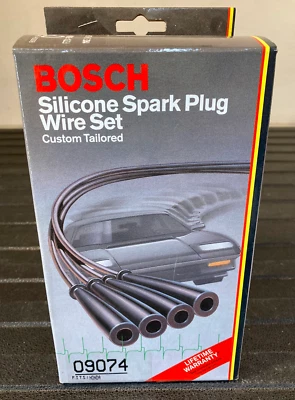 Juego de cables de bujía de silicona Bosch - 09074 - para Honda Accord y Civic 1973-1983 Foto 1 de 4