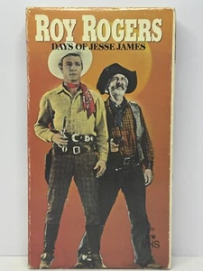 Roy Rogers Days of Jesse James VHS Tape 1989 Burbank Video Western - Picture 1 of 3