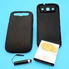 100% New 7500ma Grade A+ Extended Battery Cover Case For Samsung Galaxy S3 S960l