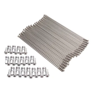 Tusk Motorcycle Spoke Kit - Front 21" Silver Spoke/Silver Nipple For KTM 525 MXC - Picture 1 of 4