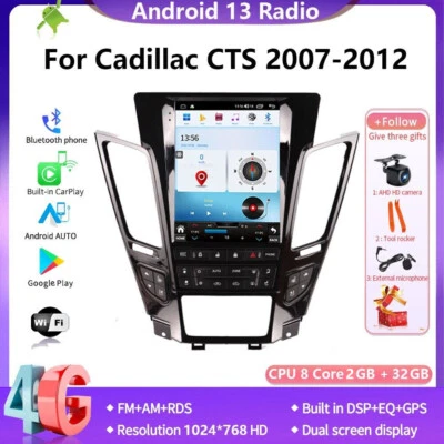 Radio de coche para Cadillac CTS 2007-2012 unidad principal reproductor multimedia pantalla de audio Foto 1 de 4