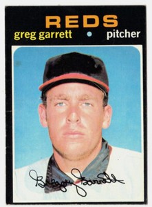 Greg Garrett 1971 Topps #371 Cincinnati Reds (ex) B