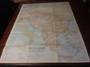 Historical National Geographic Map: September 1951: Central Europe Including - Picture 1 of 9