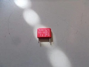Capacitor, WIMA, MKC 4, 0.22 µF, 10 Pieces, #B-336 - Picture 1 of 1