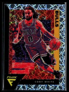 COBY WHITE 2020-21 PANINI FLUX LASER #26 PARALLEL CHICAGO BULLS