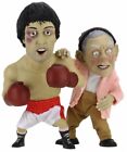 Rocky Balboa and Trainer Mickey Puppet Maquette Statue Set Boxer Figur NECA