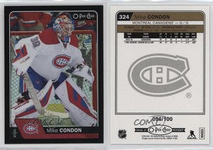 2016-17 O-Pee-Chee Black Rainbow Foil /100 Mike Condon #324