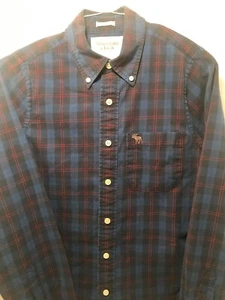 Abercrombie & Fitch Muscle Men's Long Sleeve Button Down Size Small - Picture 1 of 4