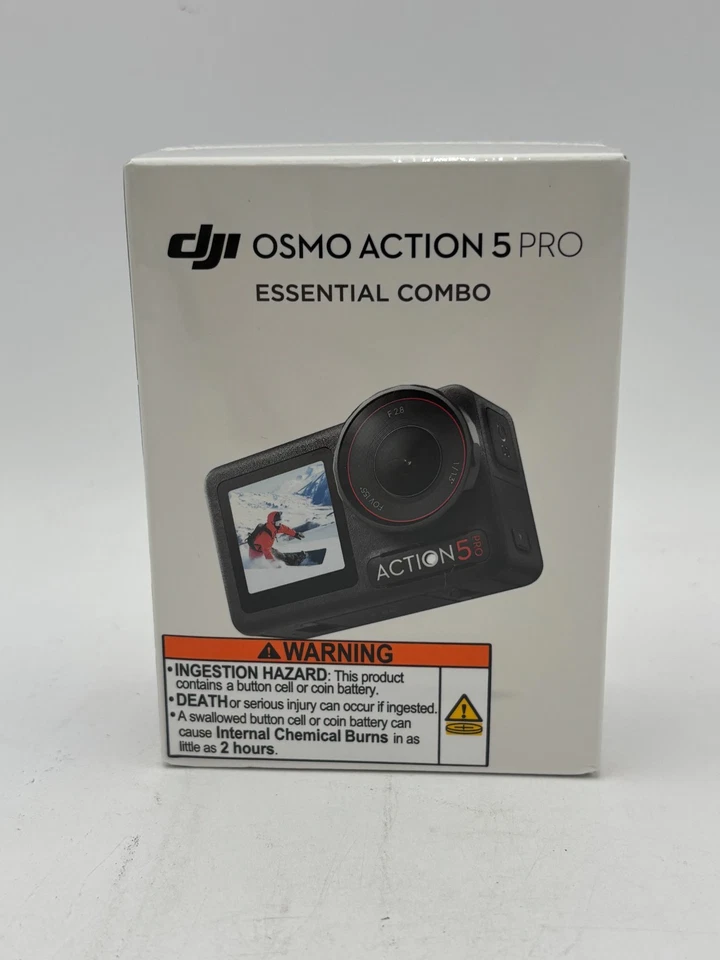 DJI Osmo Action 5 Pro Digital Camera Standard Combo AC004 Black Very Good Cond.