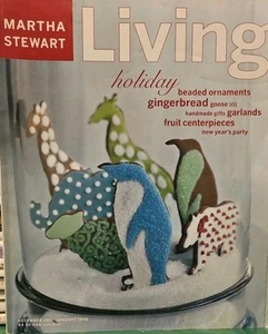 Vtg Martha Stewart Living Magazine Dec 1997/Jan 1998 Dessert Dinners Decorating - Picture 1 of 24