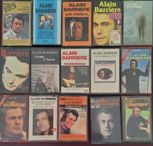 Alain Barrière set of 15 audio tape cassettes - Picture 1 of 1