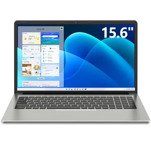 NEW SGIN Laptop 15.6" Intel Quad Core 4GB RAM 128GB SSD Windows 11 FHD HDMI WiFi - Picture 1 of 6