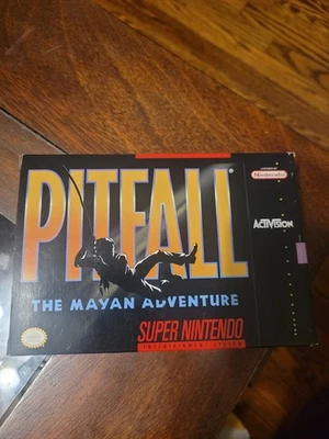 Pitfall: The Mayan Adventure SNES missing map.  Very good condition, see pics! - Image 1 of 4