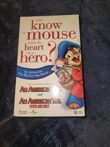 An American Tail & An American Tail Fievel Goes West Box Set 1986 & 1991 VHS - Picture 1 of 5