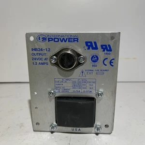 FUENTE DE ALIMENTACIÓN LINEAL INTERNATIONAL POWER IHB24-1.2-A 24VDC 1.2A - Imagen 1 de 4
