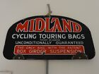 Midland Cycling Touring Bags Enamel Sign