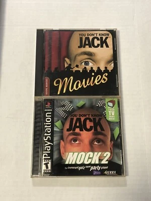 YOU DONT KNOW JACK MOCK 2 PS1 Black Label CIB + Extra Pc Game - Image 1 of 4