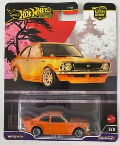 2024 HOT WHEELS PREMIUM CAR CULTURE '72 TOYOTA COROLLA LEVIN JH4 REAL RIDERS 2/5 - Imagen 1 de 4
