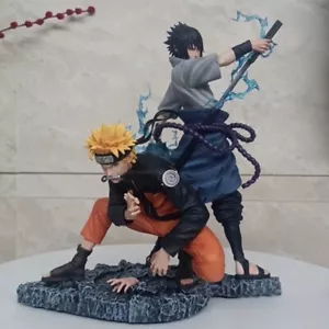 Naruto Uzumaki and Sasuke Uchiha Model Statue Action Figure Naruto 2 Pieces Set - Picture 1 of 6