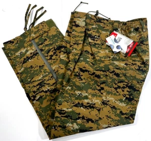 MEDIUM Tru-Spec 2031 H2O PROOF ECWCS PANTS WATERPROOF WOODLAND DIGITAL CAMO MED - Picture 1 of 3