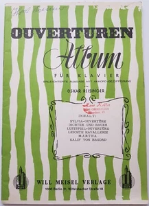 Ouvertüren Album für Klavier mit Akkordbezifferung (Reisinger) Will Meisel Verl. - Bild 1 von 4