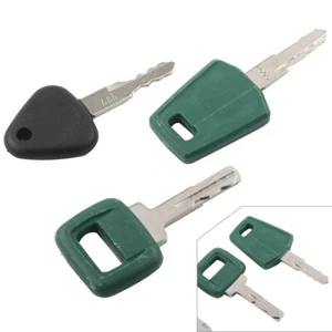 Ignition Keys W/ Key Ring Fit Volvo Heavy Equipment Excavator Loader Truck 3PCS - Picture 1 of 7