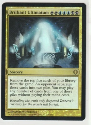 Magic The Gathering 1x Brilliant Ultimatum FOIL Morningtide NM - Image 1 of 4