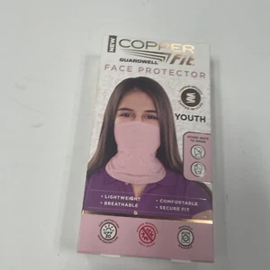 Copper Fit Guardwell Face Protector Pink Youth New - Picture 1 of 2