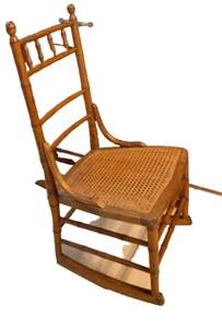EARLY 1900’S CHILD’S SEWING ROCKING CHAIR- R J HORNER STYLE - Picture 1 of 9
