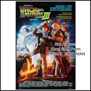 Fridge Fun Refrigerator Magnet BACK TO THE FUTURE 3 Movie Poster Version A - Picture 1 of 6