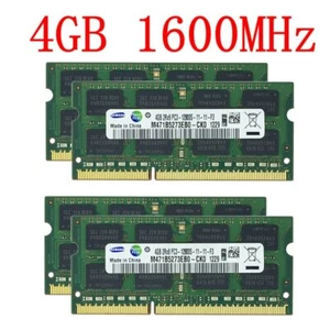 16G 8GB 4GB 1GB Portable Memory PC3-12800S DDR3 1600MHz CL11 for Samsung IT AL - Picture 1 of 17