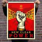 🔥Shepard Fairey Obey New Clear Power Signed Print LE 350 Numbered