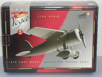 Liberty Classics 1/32 Scale 1932 Lockheed Vega Model 5 Bank - Image 1 of 2