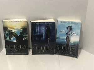 3 BOOK'S THE SEEKER'S TRILOGY CASSANDRA BOYSON PAPERBACK BOOKS - Picture 1 of 2