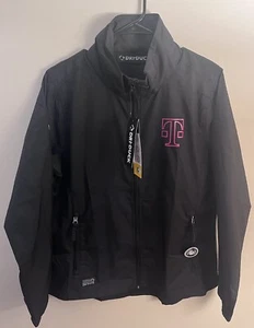 Womens 'T-MOBILE Brand' Dri Duck Packable Jacket M Black (Riley 9403) NEW - Picture 1 of 9