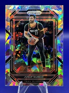 2022-23 Panini Prizm JUSUF NURKIC Silver Cracked Ice #63 Portland Trailblazers - Picture 1 of 2
