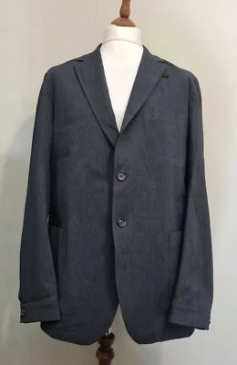 Oliver Spencer Seersucker Jacket Dark Grey Size XL uk 44 eu 54 - image 1 of 4