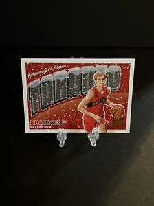 2023-24 Hoops Winter Rookie Greetings #11 Gradey Dick Toronto Raptors - Picture 1 of 7