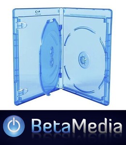 5 x Blu Ray Triple 14mm Quality Cover Cases with logo - Holds 3 Bluray Discs