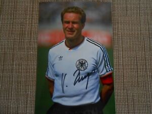 Karl Heinz Rummenigge, Footballer an ORIGINAL HAND SIGNED 6 X 4 PHOTO