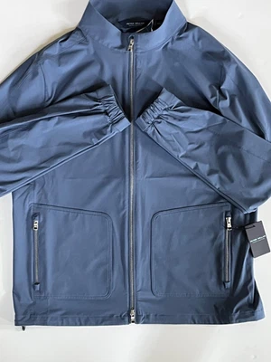 NEW Peter Millar Crown Crafted Men's Contour Jacket Water Resistant Blue L $275 - Image 1 of 4